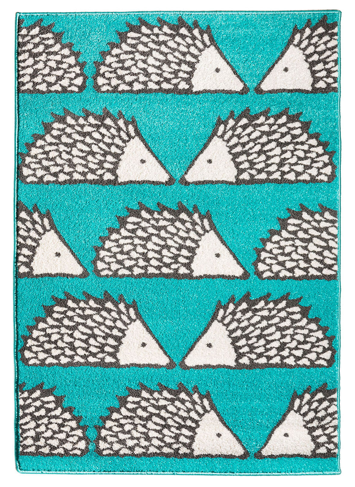 Koberec JEŽCI tyrkysový