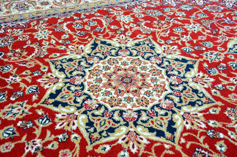 Koberec KLASIK 4179 red/a.cream