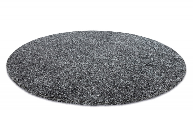 Koberec kruh ILDO 71181070 antracit šedý