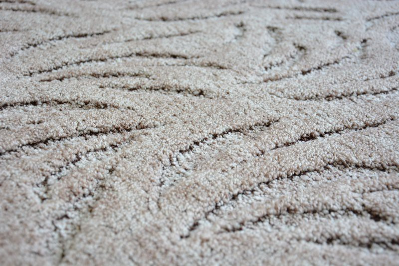 Koberec kruh IVANO hnědý