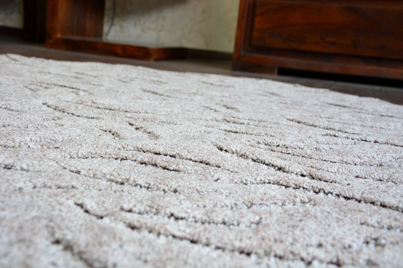 Koberec kruh IVANO hnědý