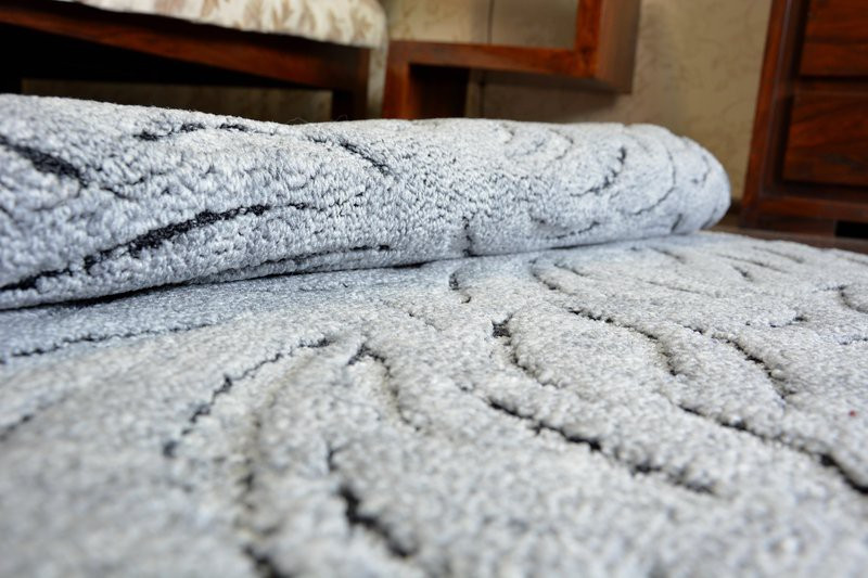 Koberec kruh IVANO šedý