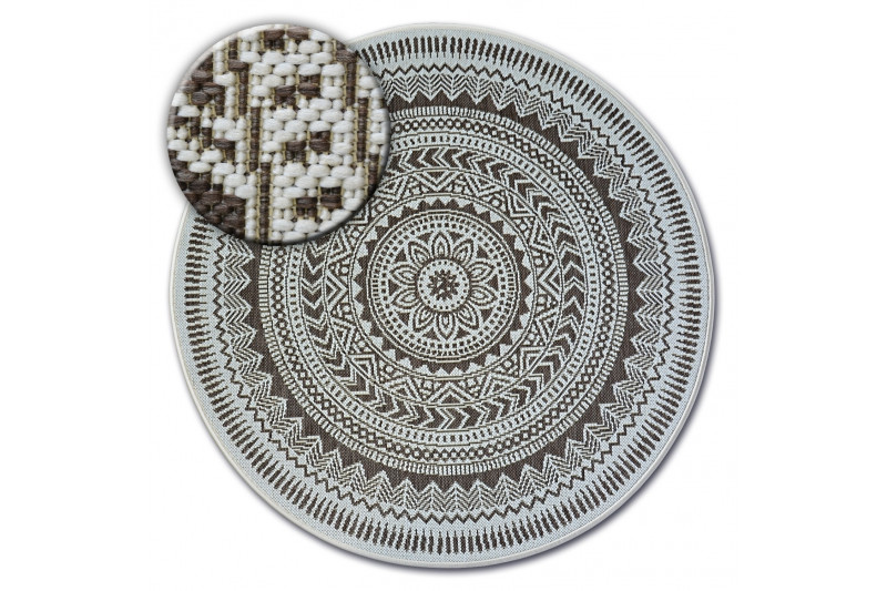Koberec kruh  SIZAL FLAT 48695/768