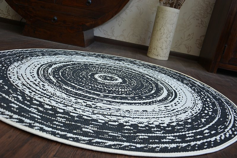 Koberec kruh SIZAL FLAT 48756/960