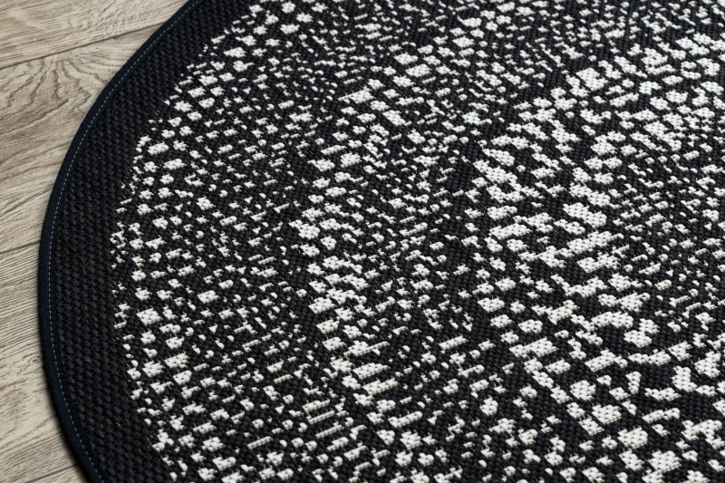 Koberec kruh SIZAL FLAT 48834690 černý