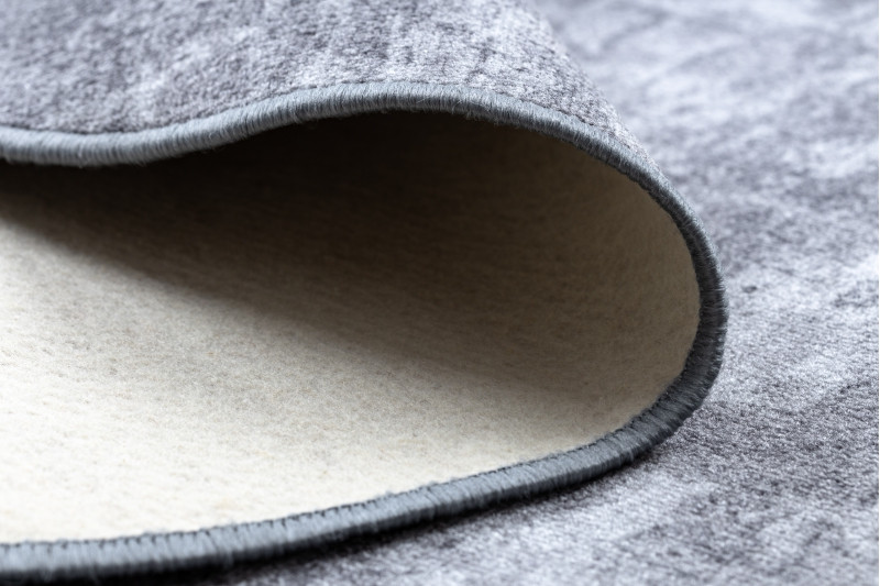 Koberec kruh SOLID šedý 90 BETON