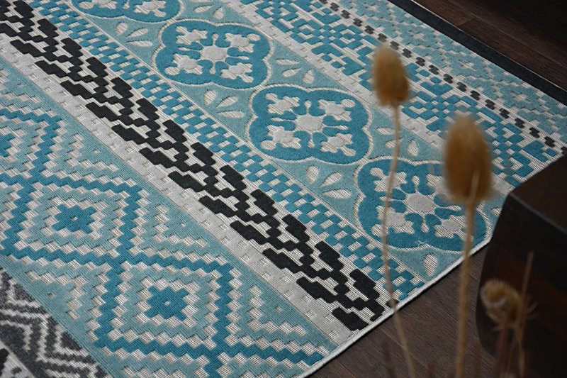 Koberec LISBOA 27201/754 Romby Tyrkys