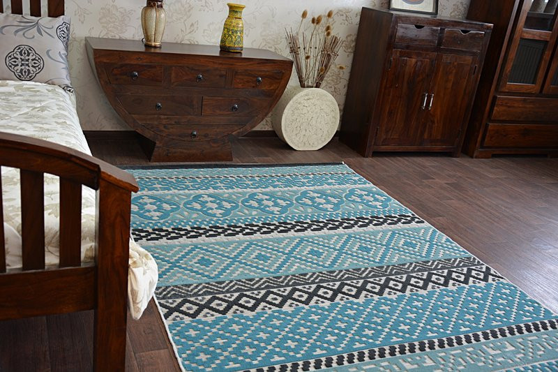 Koberec LISBOA 27201/754 Romby Tyrkys