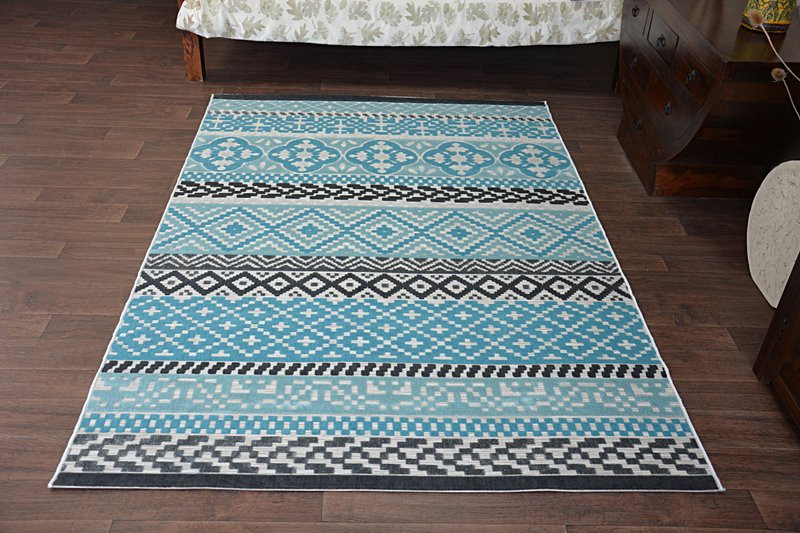 Koberec LISBOA 27201/754 Romby Tyrkys