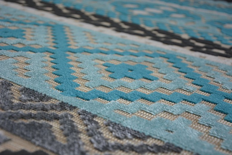 Koberec LISBOA 27201/754 Romby Tyrkys