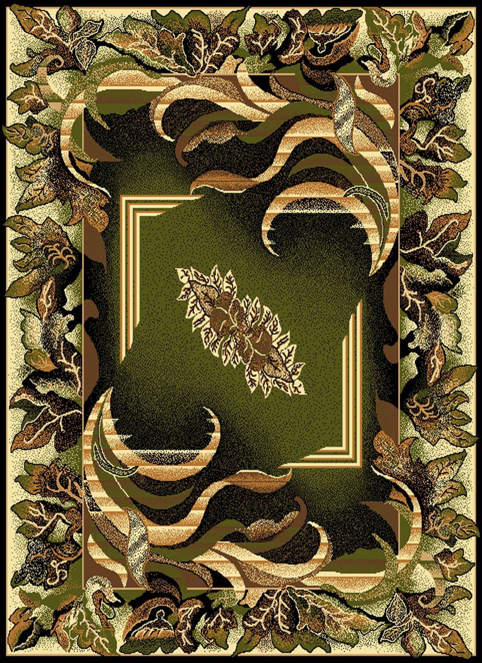 Koberec LIST olivový