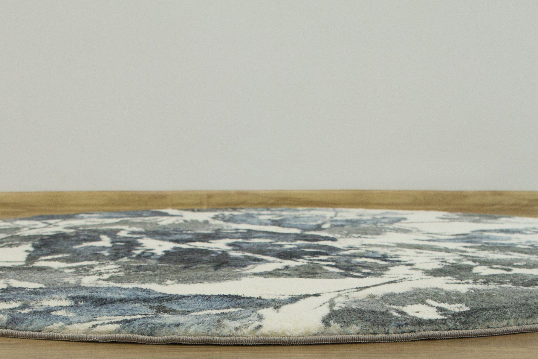 Koberec Listí šedý / granátový