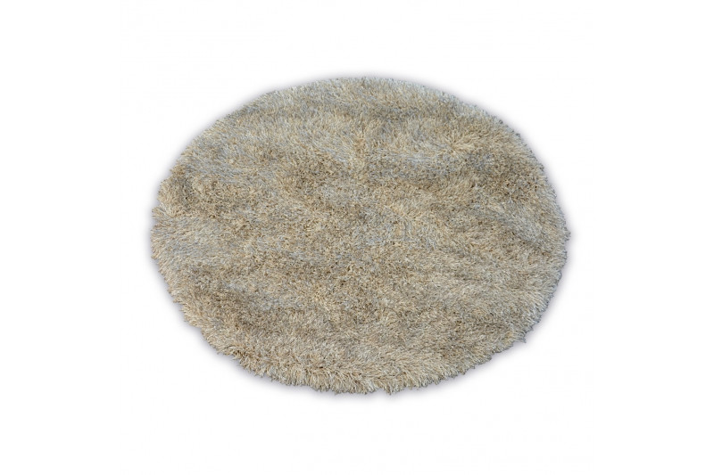 Koberec Love shaggy bež 120 cm kruh