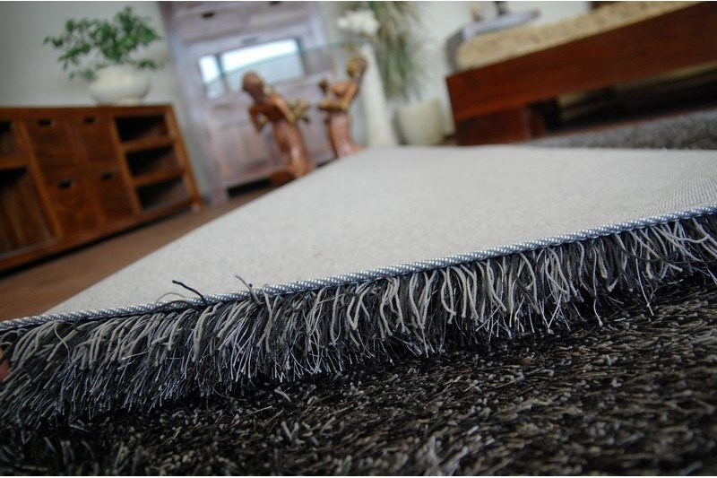 Koberec Love shaggy černý