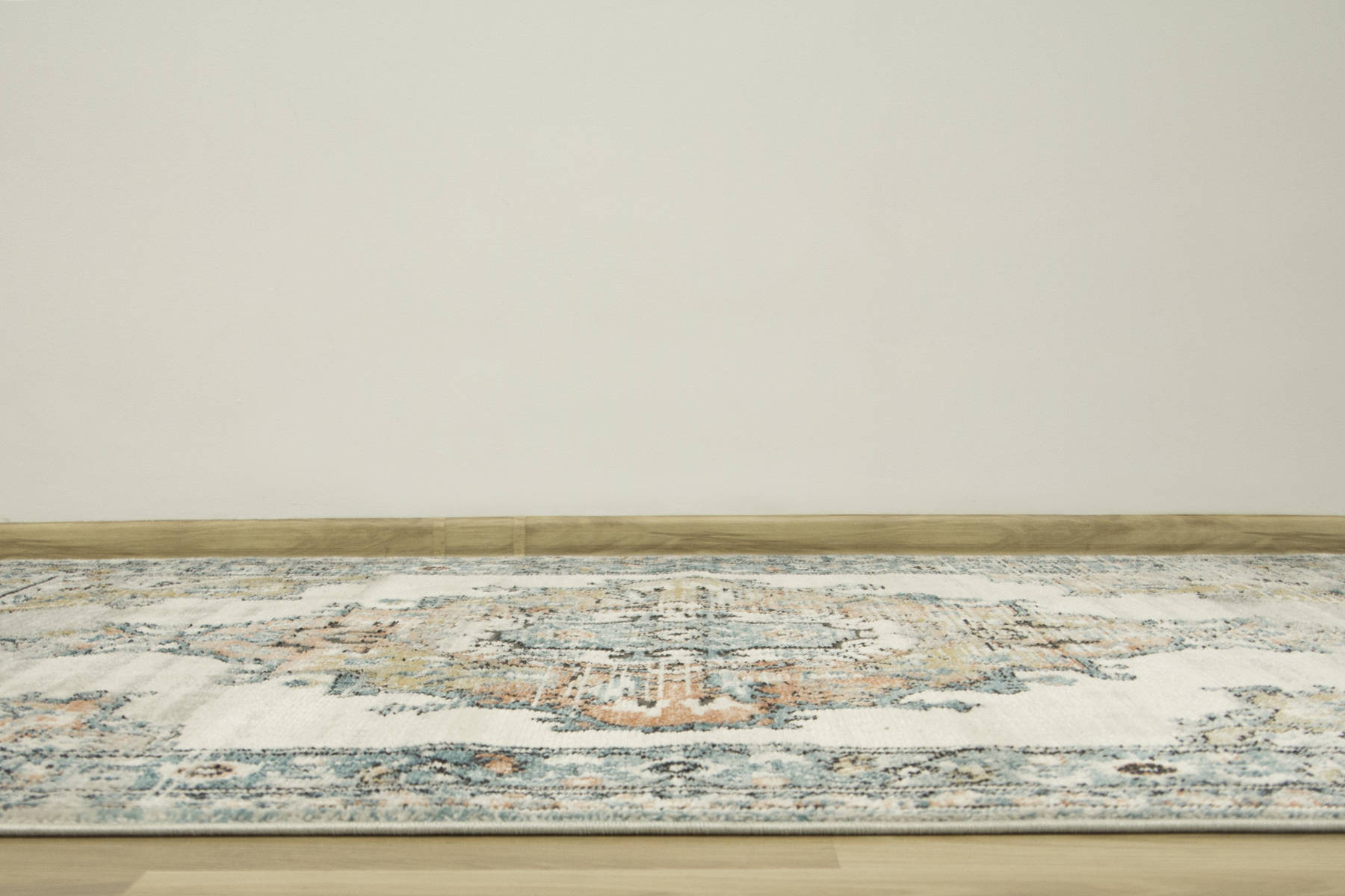 Koberec Lucca 8604B krémový / tyrkysový / lososový