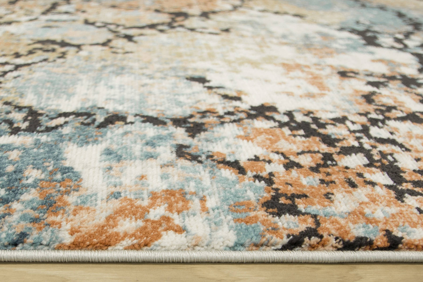 Koberec Lucca 8621A krémový / růžový / modrý