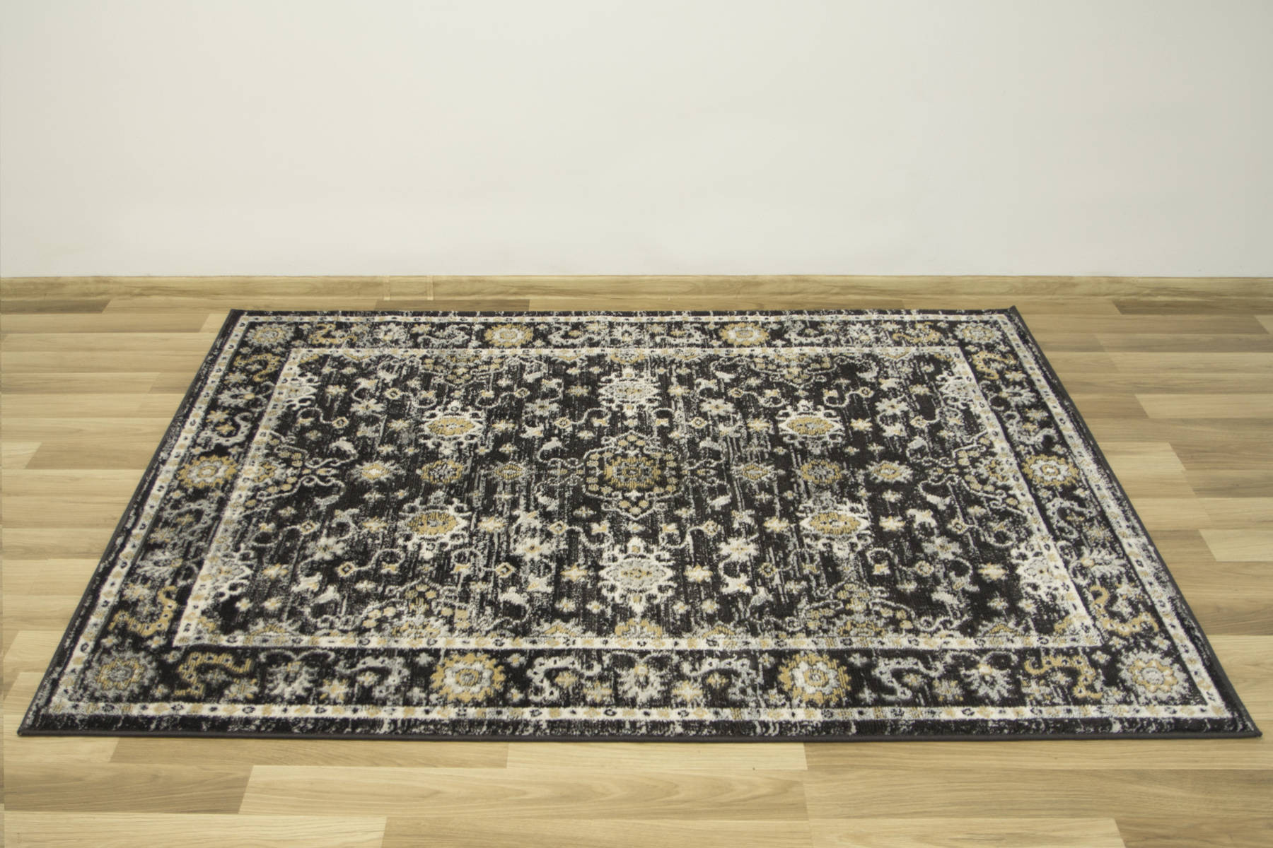 Koberec Lucca 8665A antracit / krémový / medový