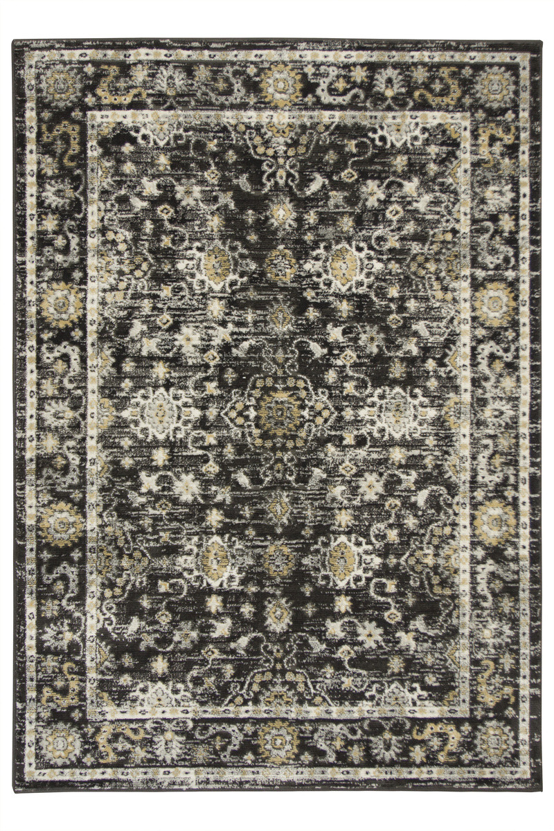 Koberec Lucca 8665A antracit / krémový / medový