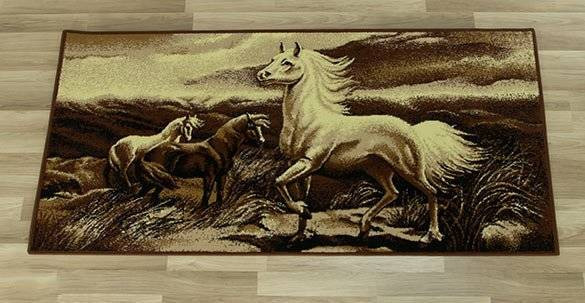 Koberec Makata - Koníky, béžový