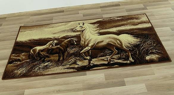 Koberec Makata - Koníky, béžový