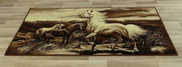 Koberec Makata - Koníky, béžový