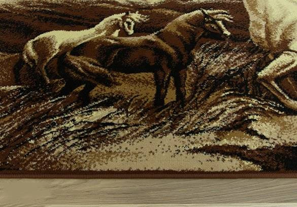 Koberec Makata - Koníky, béžový