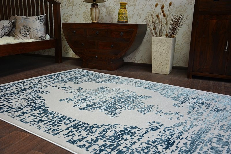 Koberec MANYAS 0917 Grey/Blue