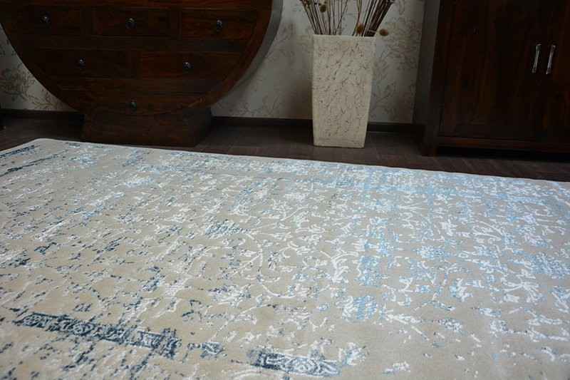 Koberec MANYAS 0920 Blue/Ivory