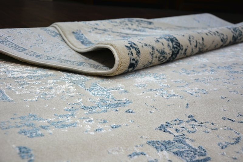 Koberec MANYAS 0920 Blue/Ivory