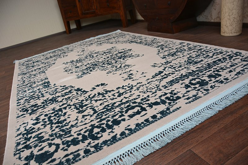 Koberec MANYAS 192AA Šedý/Nebeský