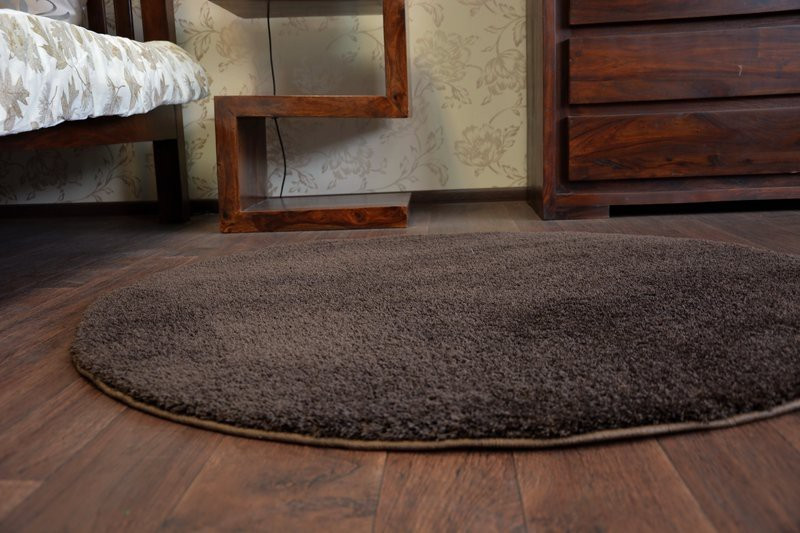 Koberec Micro fiber soft shaggy hnědý