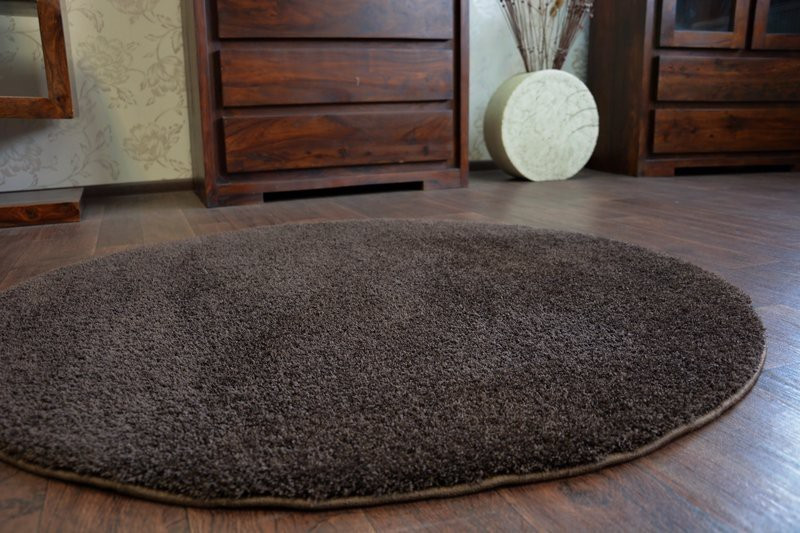 Koberec Micro fiber soft shaggy hnědý
