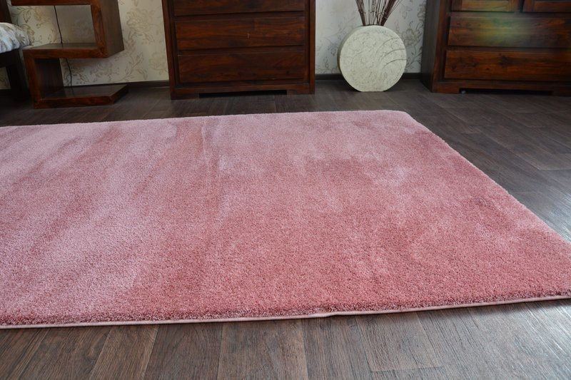 Koberec Micro fiber soft shaggy růžový