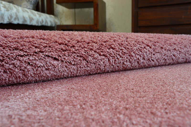 Koberec Micro fiber soft shaggy růžový