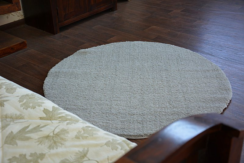 Koberec Micro fiber soft shaggy stříbrný