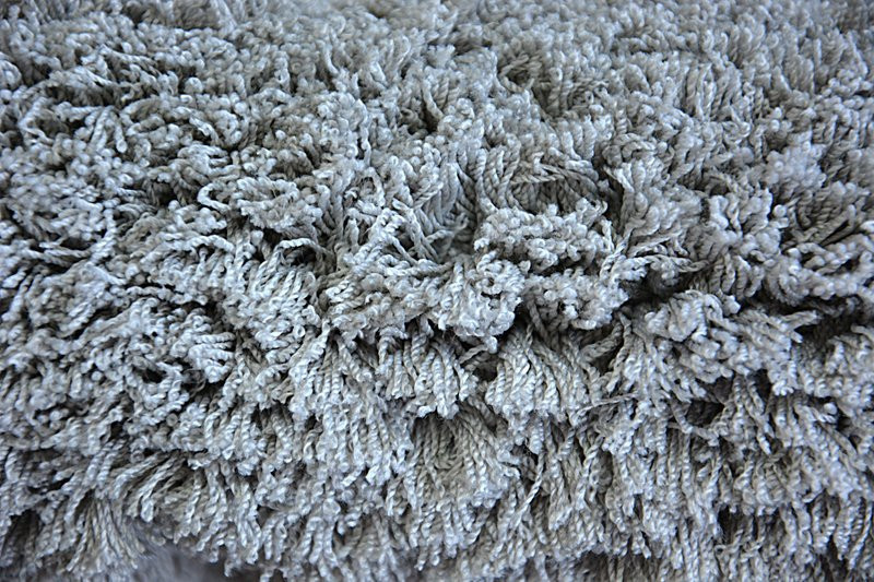 Koberec Micro fiber soft shaggy stříbrný