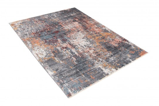 Koberec MYSTIC 3082B tmavě šedý / světle modrý