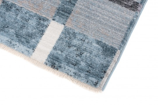 Koberec MYSTIC 3545B tmavě modrý / světle modrý