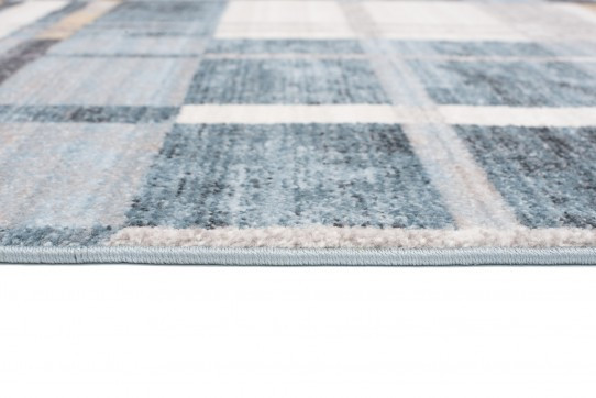 Koberec MYSTIC 3545B tmavě modrý / světle modrý