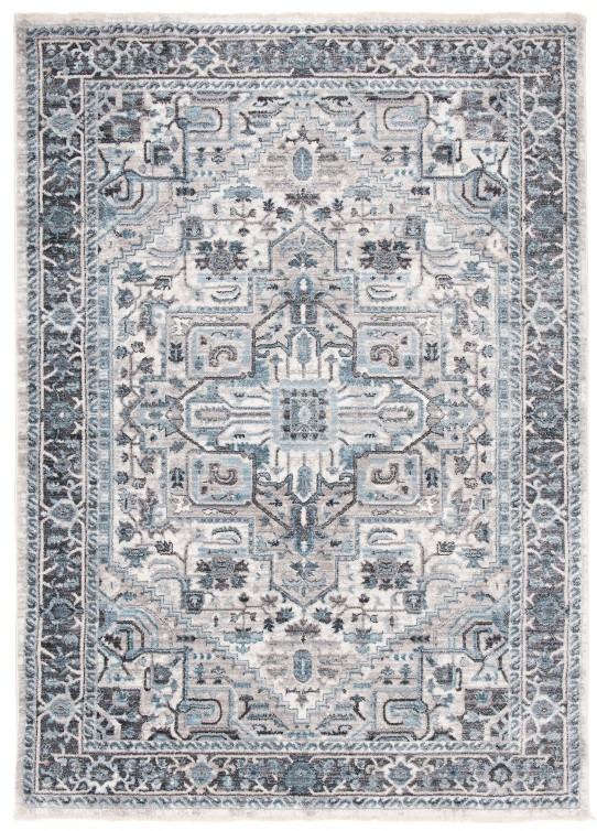 Koberec MYSTIC 3783A stříbrný / tmavě šedý