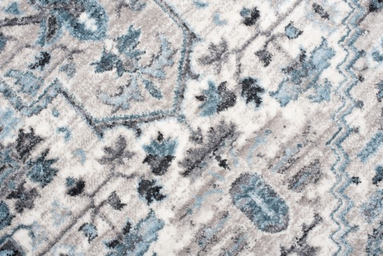 Koberec MYSTIC 3783A stříbrný / tmavě šedý