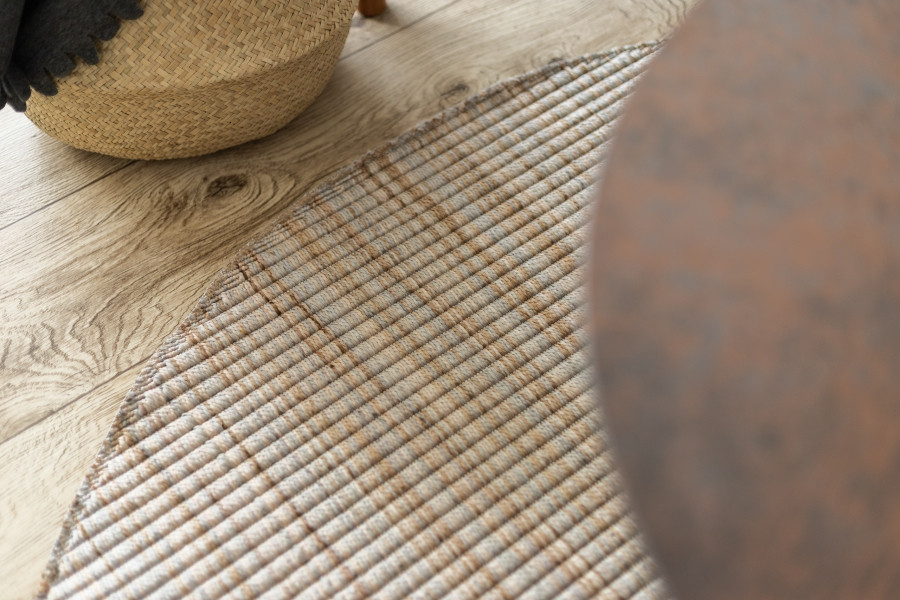 Koberec NATURE kruh 90000 béž šňůrková SIZAL BOHO
