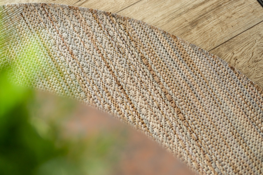 Koberec NATURE kruh SL110 béž šňůrková SIZAL BOHO