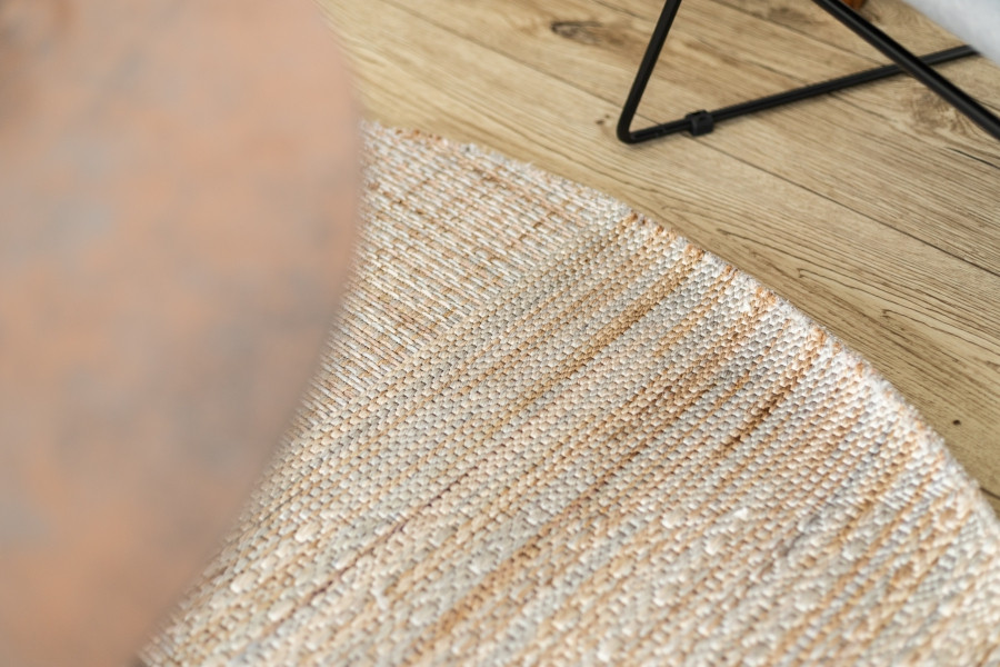 Koberec NATURE kruh SL110 béž šňůrková SIZAL BOHO