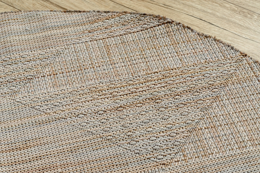 Koberec NATURE kruh SL110 béž šňůrková SIZAL BOHO