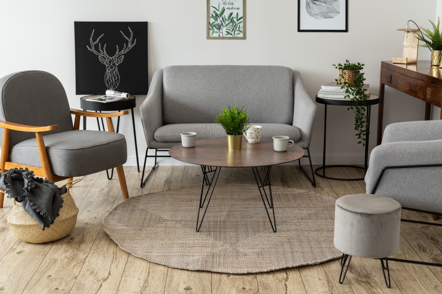 Koberec NATURE kruh SL110 béž šňůrková SIZAL BOHO