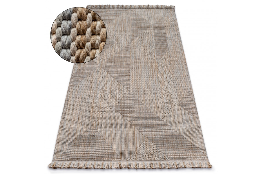 Koberec NATURE SL110 béž fredzle šňůrková SIZAL BOHO