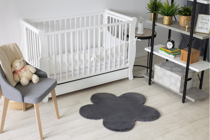 Koberec NEW DOLLY kvítek G4372-1 šedý / antracit