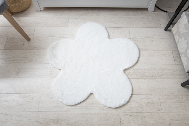 Koberec NEW DOLLY kvítek G4372-3 bílý