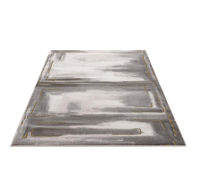 Koberec Noa 9261 šedý / zlatý